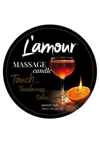 Массажная свеча L'amour Aperol Rush с ароматом коктейля Апероль, 30 мл