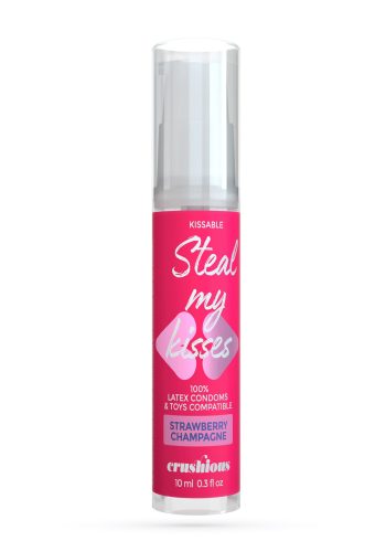 Оральний лубрикант Crushious Strawberry Champagne, компактний, в подорож 10 мл