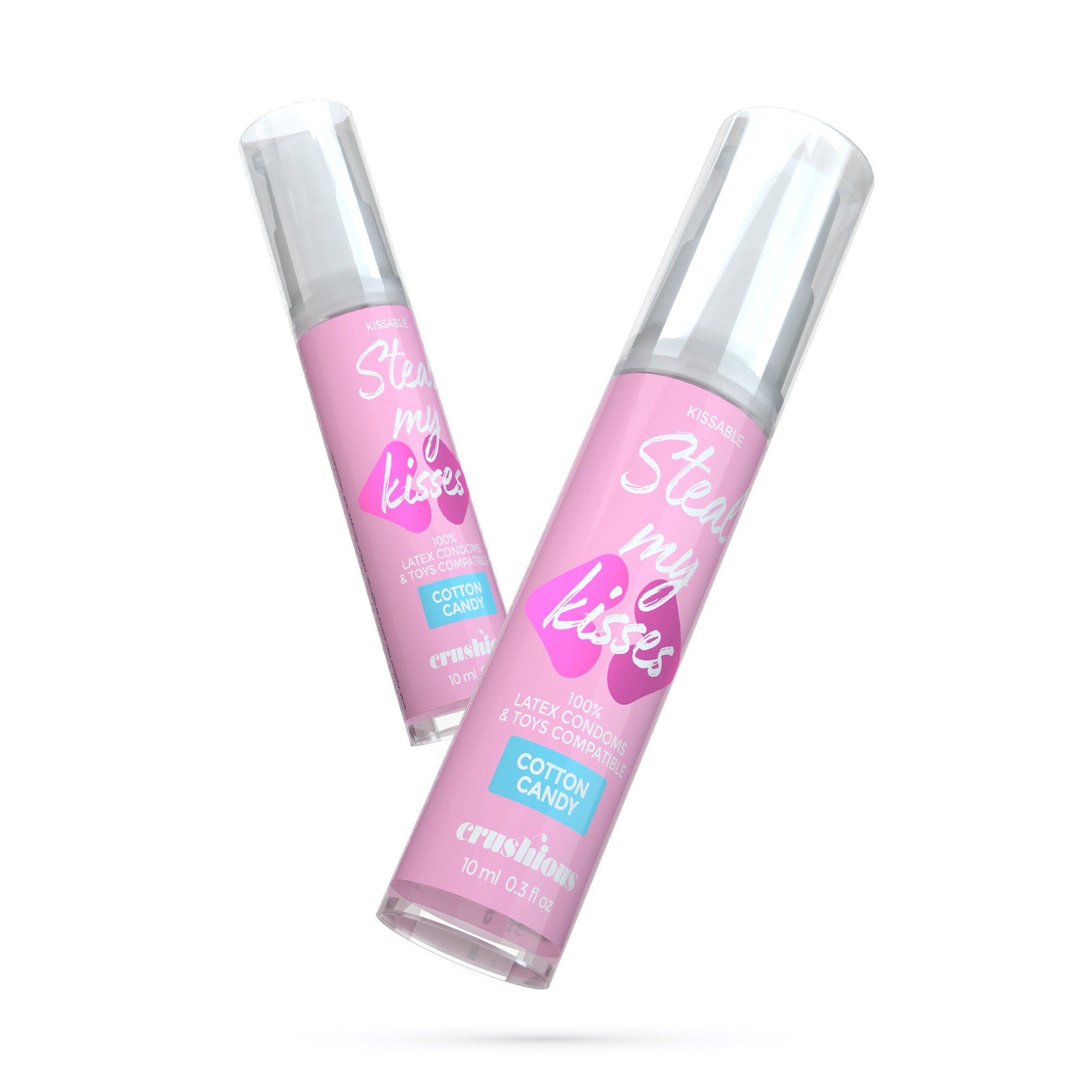 Оральний лубрикант Crushious Cotton Candy, компактний, в подорож, 10 мл