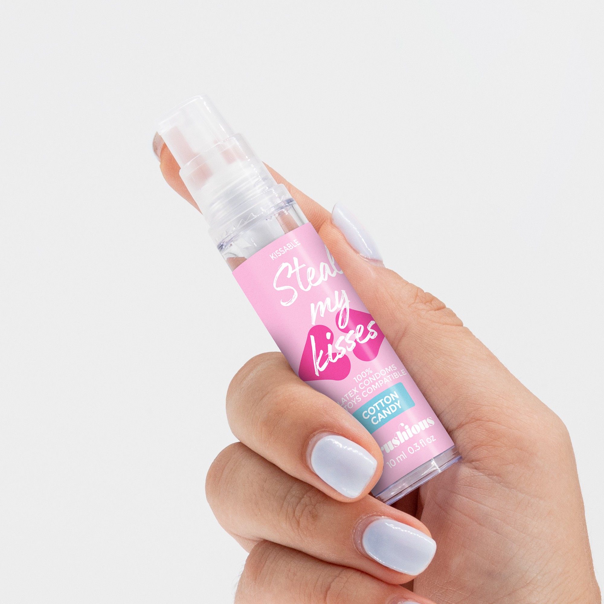 Оральний лубрикант Crushious Cotton Candy, компактний, в подорож, 10 мл