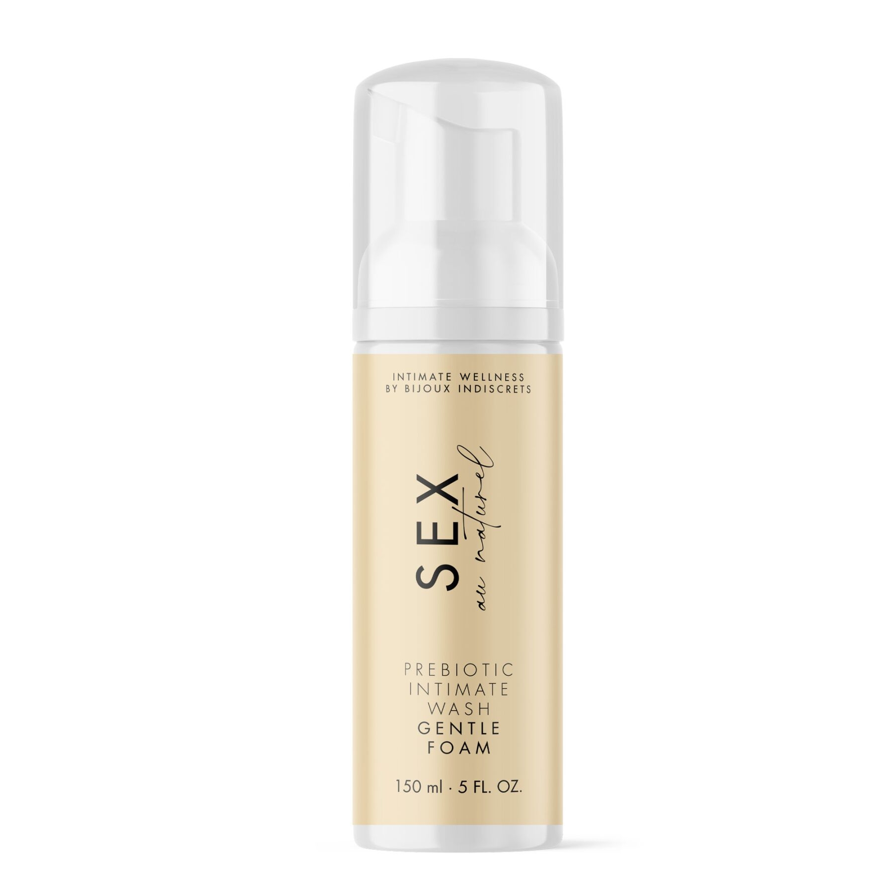 Піна для інтимної гігієни Bijoux Indiscrets Naturel Prebiotic Intimate Wash Gentle Foam, 150 мл