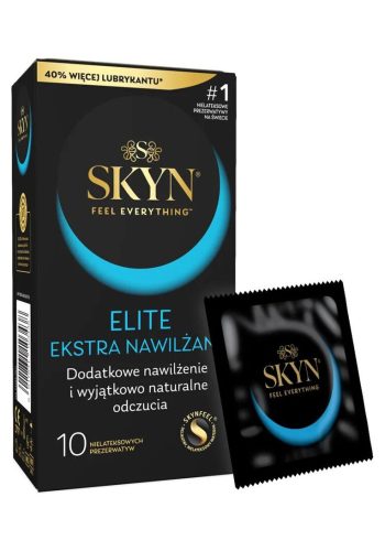 Безлатексні преміум-презервативи SKYN Elite, Extra Lubricated 10 шт