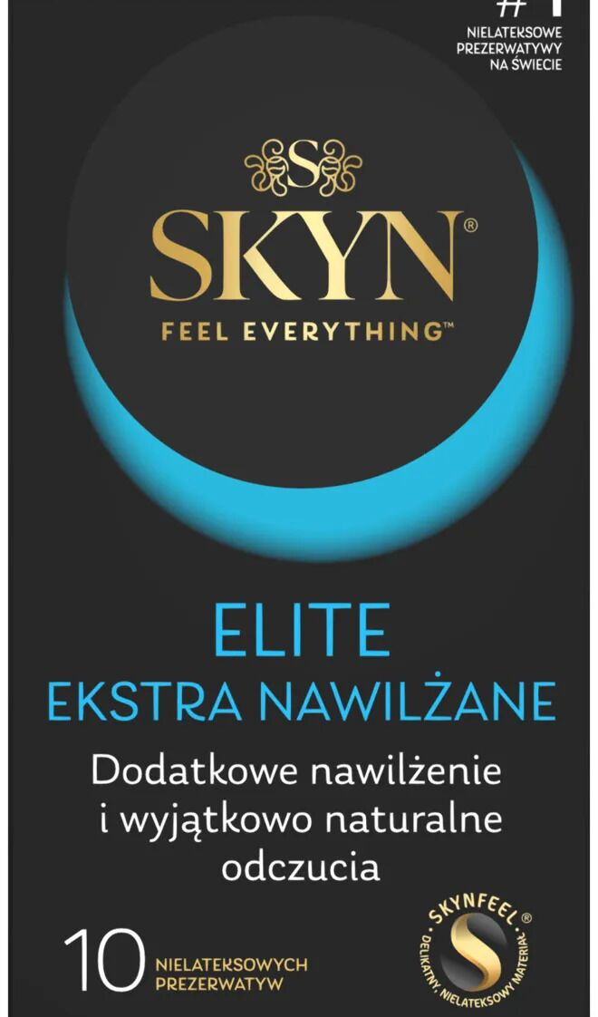 Безлатексні преміум-презервативи SKYN Elite, Extra Lubricated 10 шт
