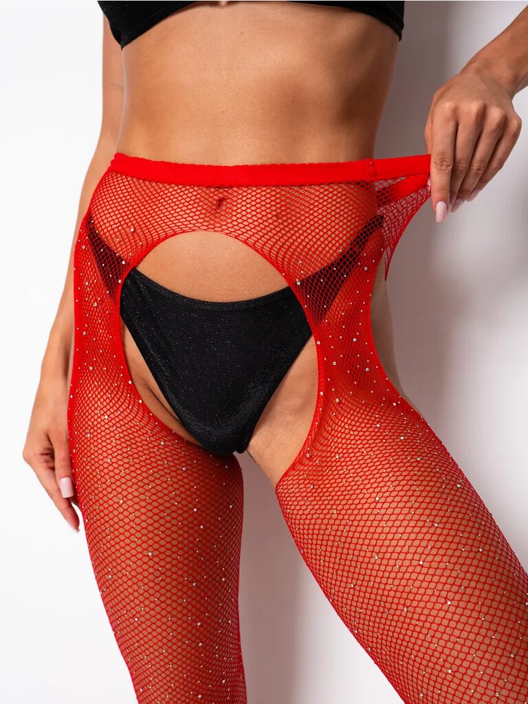 Эротичные колготы Gless Sexy Red ( со стразами) — изображение 3