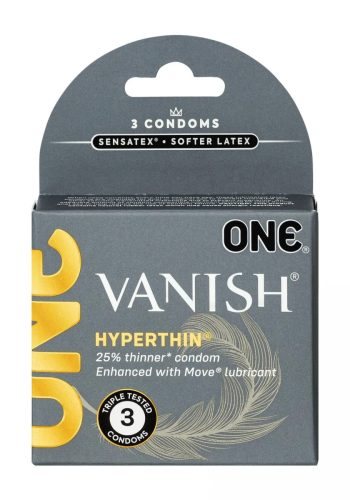 Презервативи ультратонкі ONE Vanish Hyperthin, 3 шт