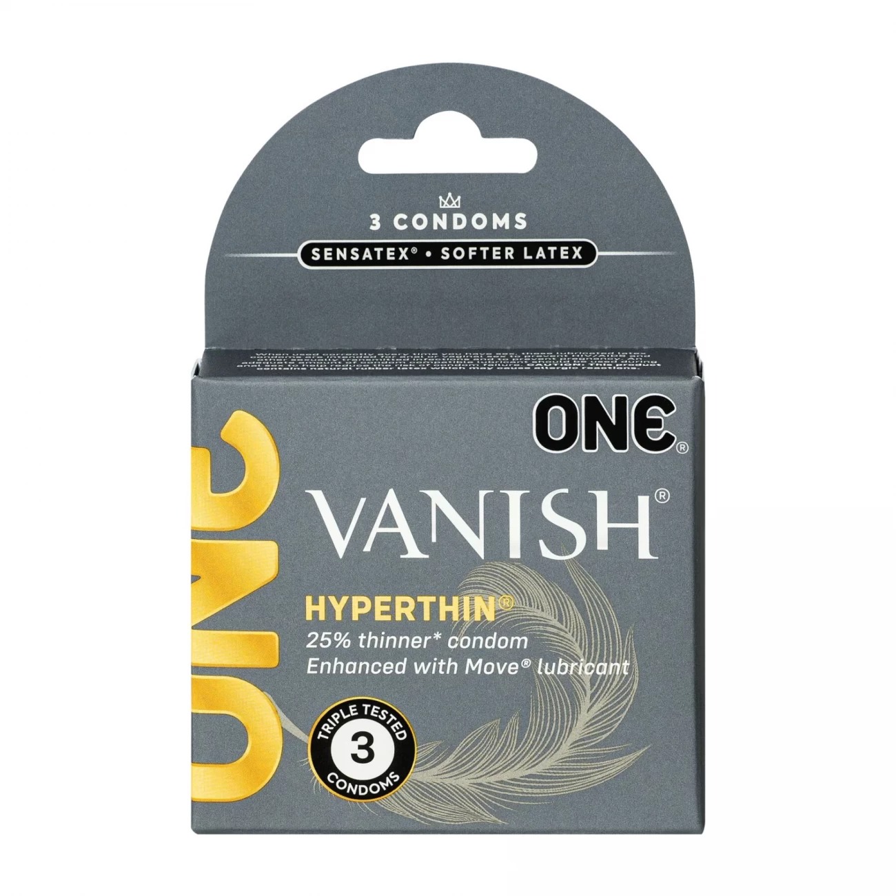 Презервативи ультратонкі ONE Vanish Hyperthin, 3 шт