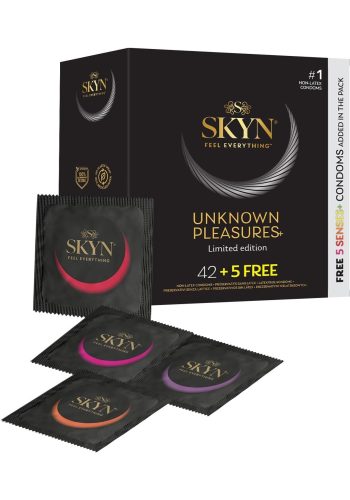 Безлатексні преміум-презервативи SKYN Unknown Pleasures 42+5 шт, 6 різних видів