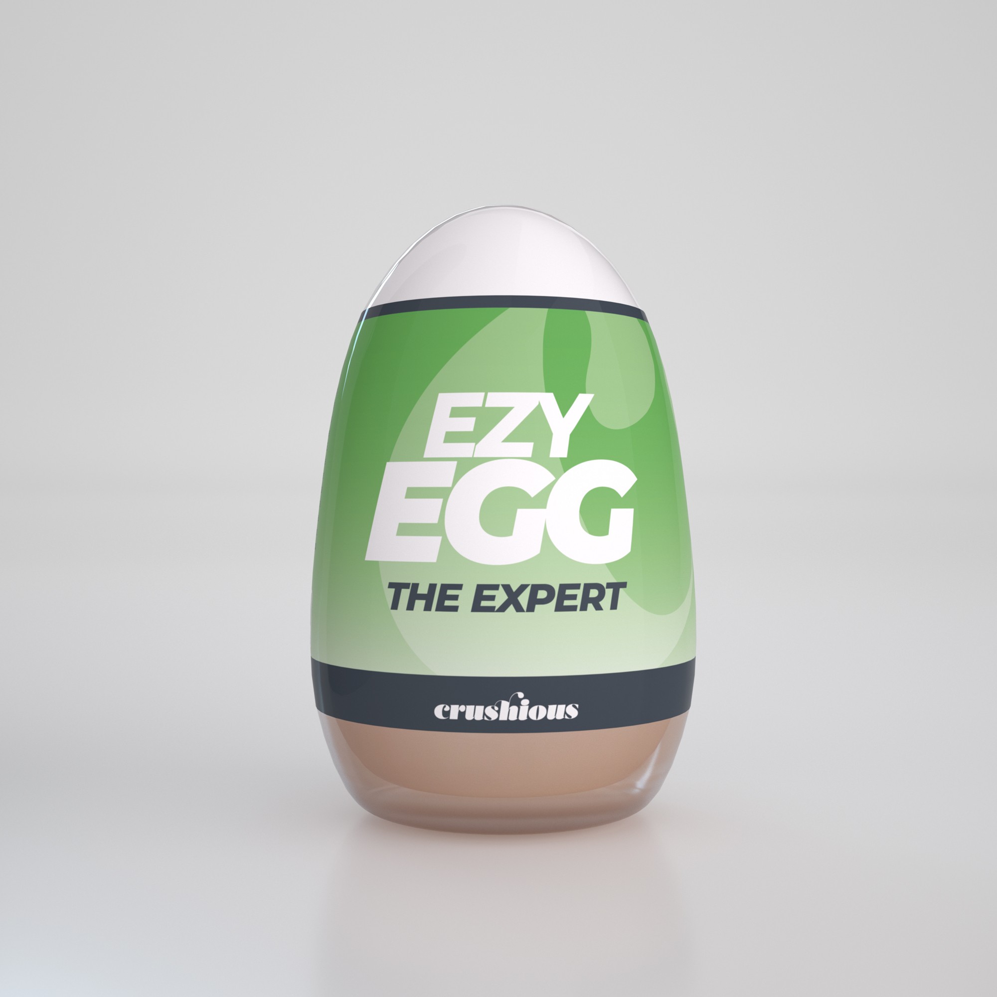 Багаторазовий мастурбатор-яйце, вагіна CRUSHIOUS EZY EGG THE Expert, реалістичний