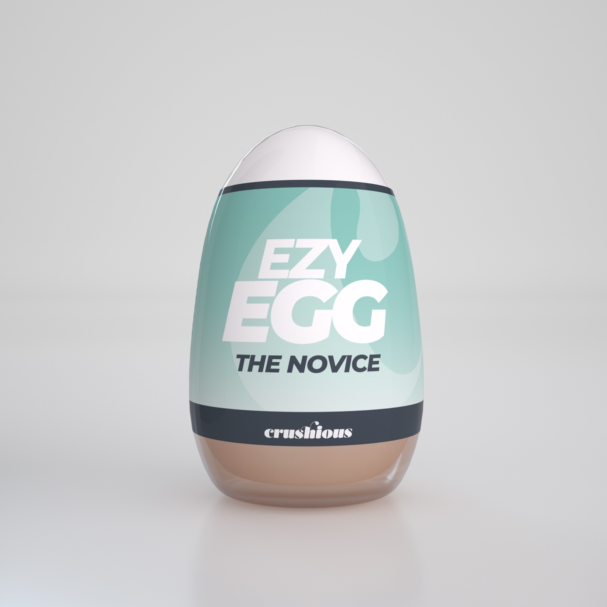 Багаторазовий мастурбатор-яйце, вагіна CRUSHIOUS EZY EGG THE Novice, реалістичний