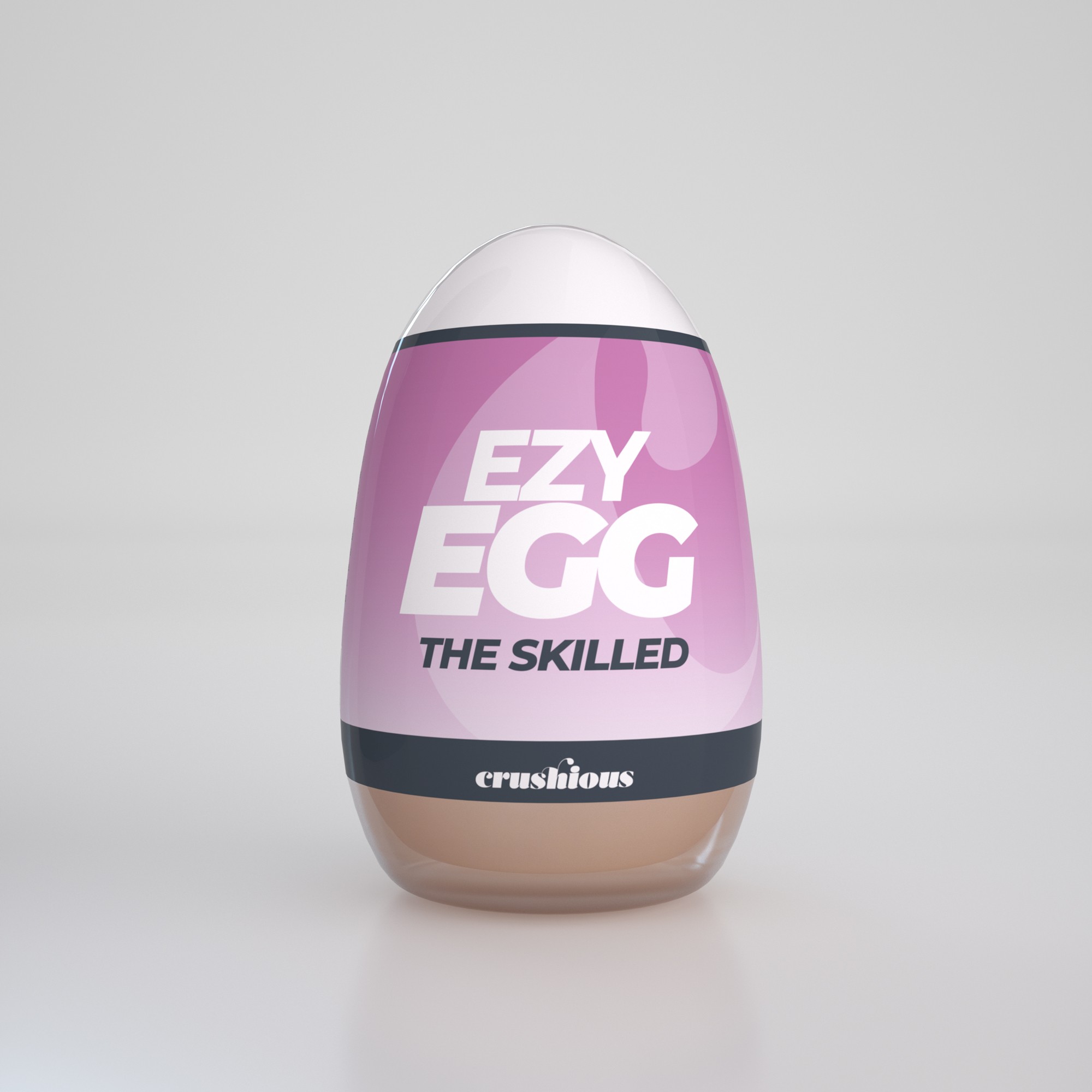 Багаторазвоий мастурбатор-яйце, вагіна CRUSHIOUS EZY EGG THE Skilled, реалістичний