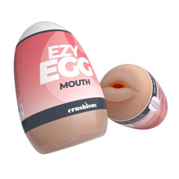 Багаторазовий мастурбатор-яйце, рот CRUSHIOUS EZY EGG THE Mouth, реалістичний