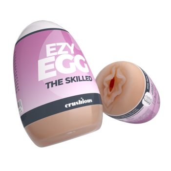 Багаторазвоий мастурбатор-яйце, вагіна CRUSHIOUS EZY EGG THE Skilled, реалістичний