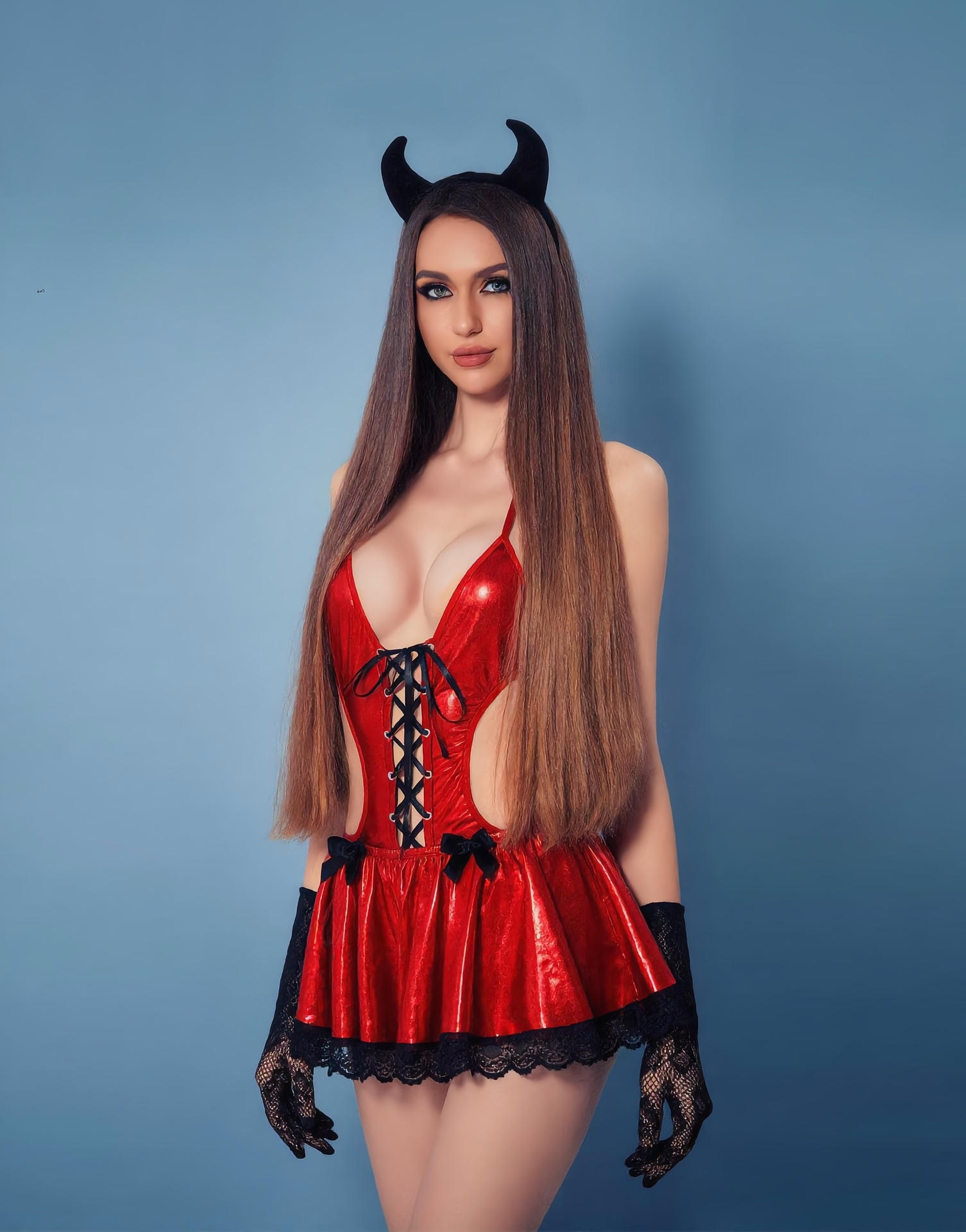 Игровой костюм дьяволицы JSY 5809