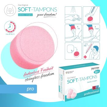 Тампони Soft-Tampons Professional JoyDivision для сексу, спорту, спа під час менструації 1 шт