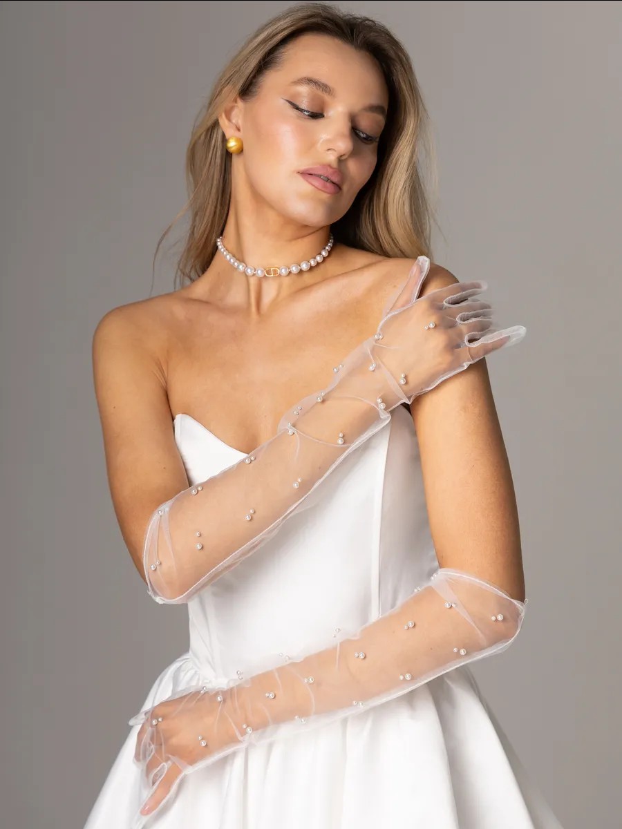 Рукавички Model 25 White