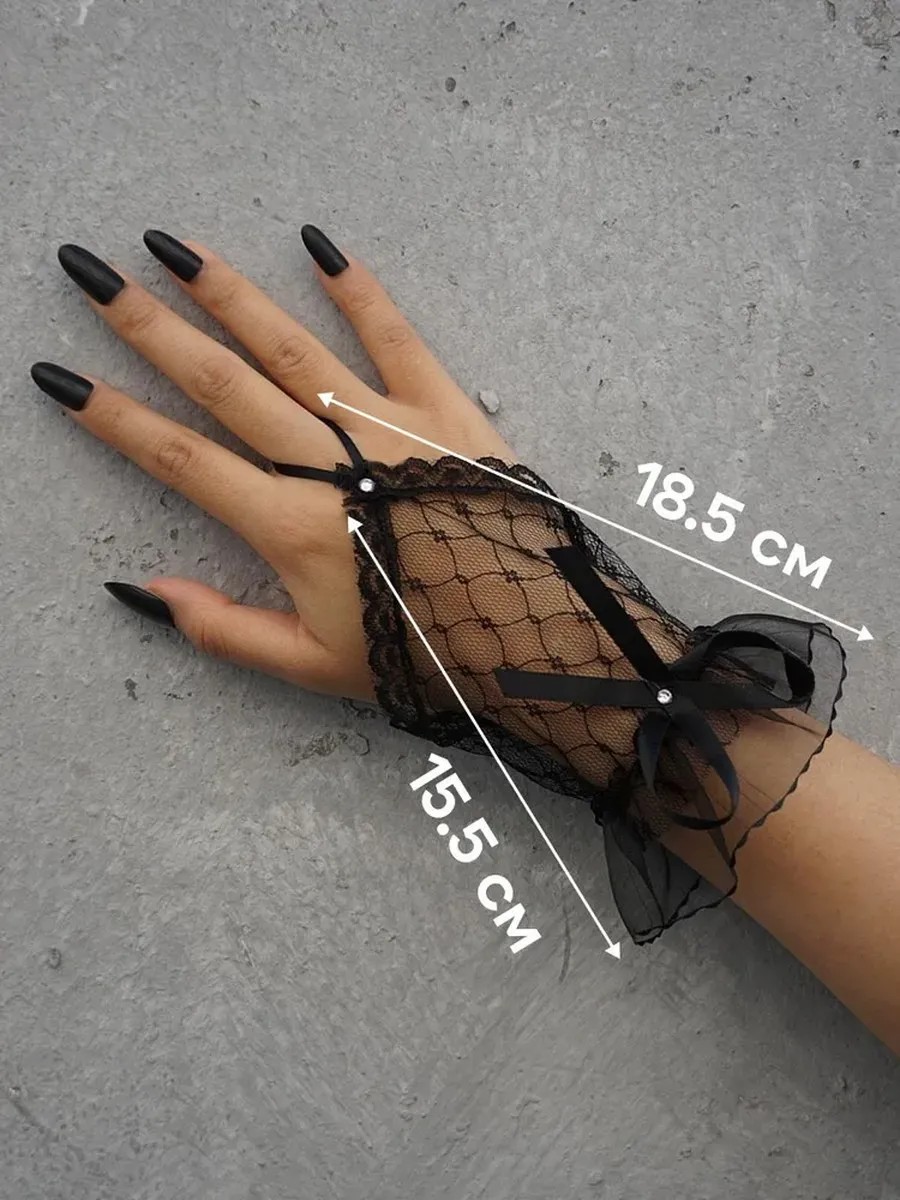 Рукавички-рукави Model 30 Flora Black